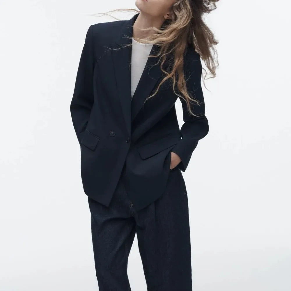 Urban Double-Breasted Blazer