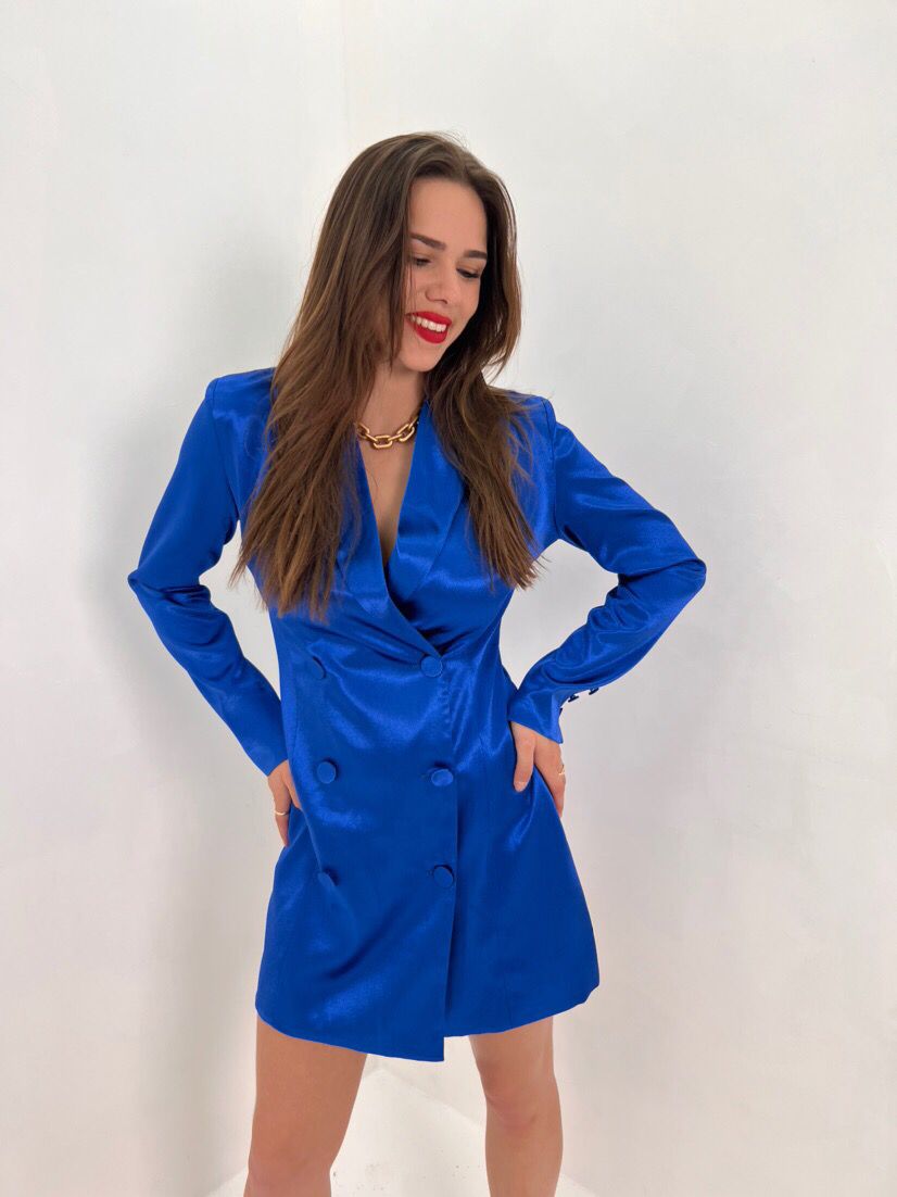 Zara blazer dress - Blauw