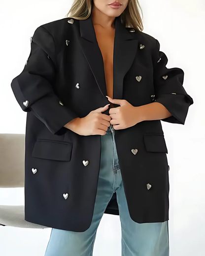 Heart Muse Oversized Blazer