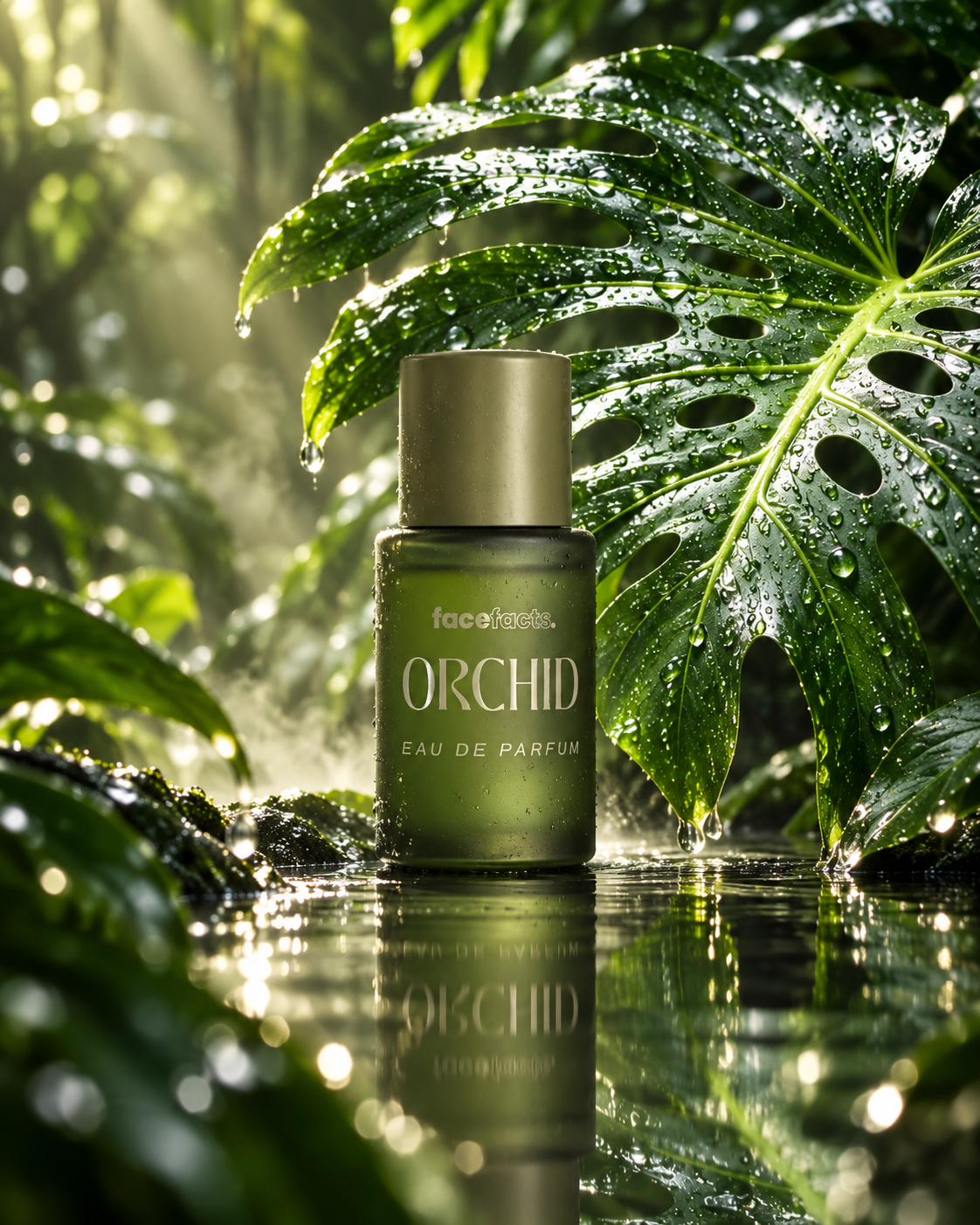 Still van Orchid eau de parfum in een tropisch regenwoud