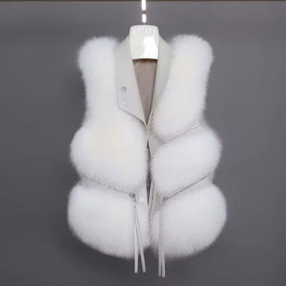 Fur bodywarmer