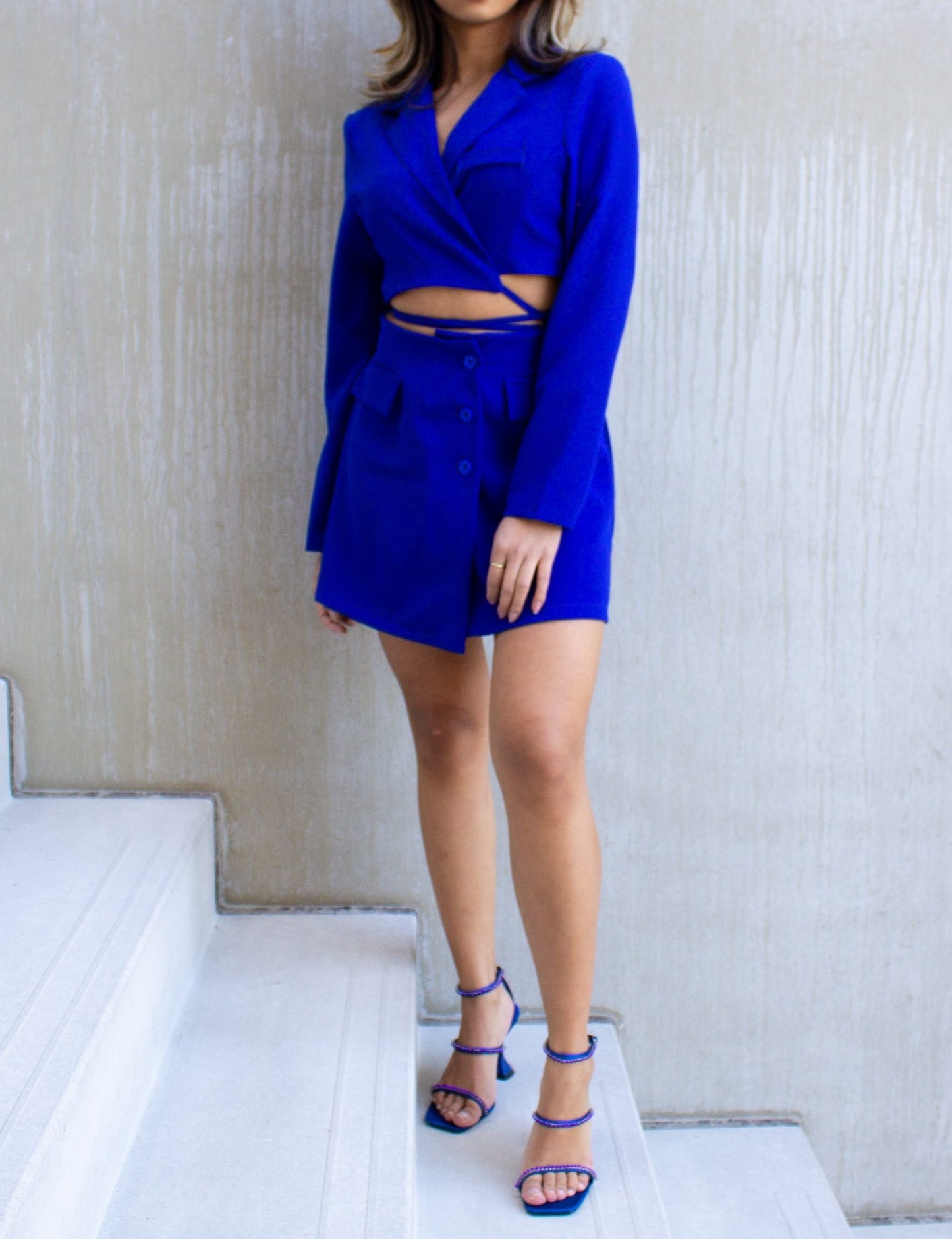 Puk set blauw