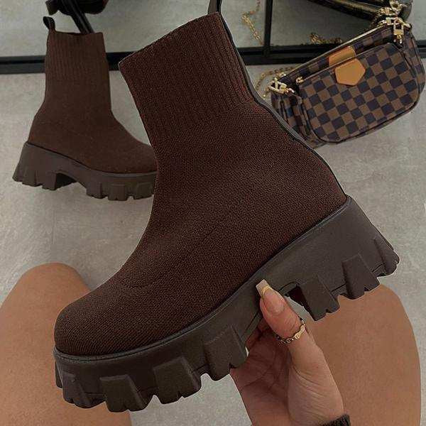 DIVA | Knitted Low Boots